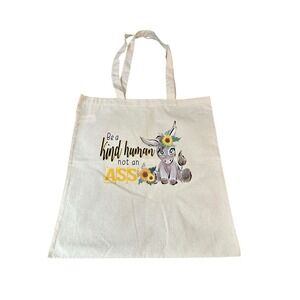 NEW canvas tote shoulder bag custom graphic handmade 14.5 W 15.5 H 11 SH inches